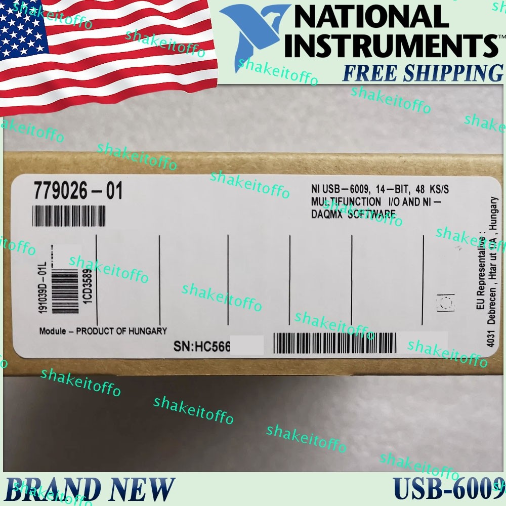 National Instruments USB-6009 Data Acquisition Card NI US USB 6009 Same Day Ship