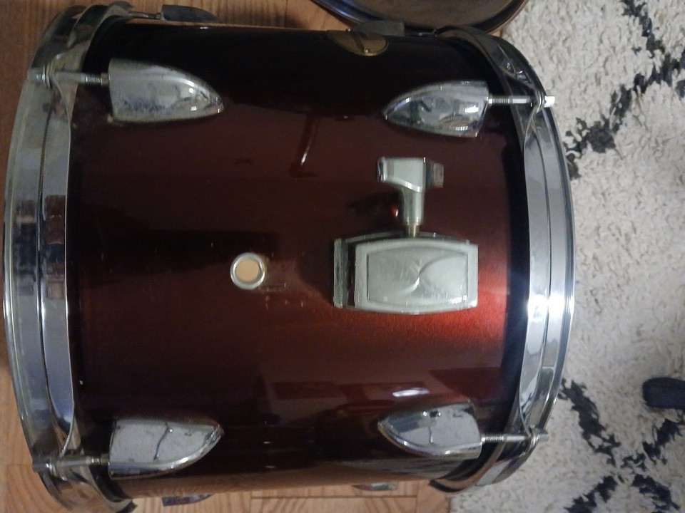Groove Percussion 13" Dark Red Rack Tom Drum