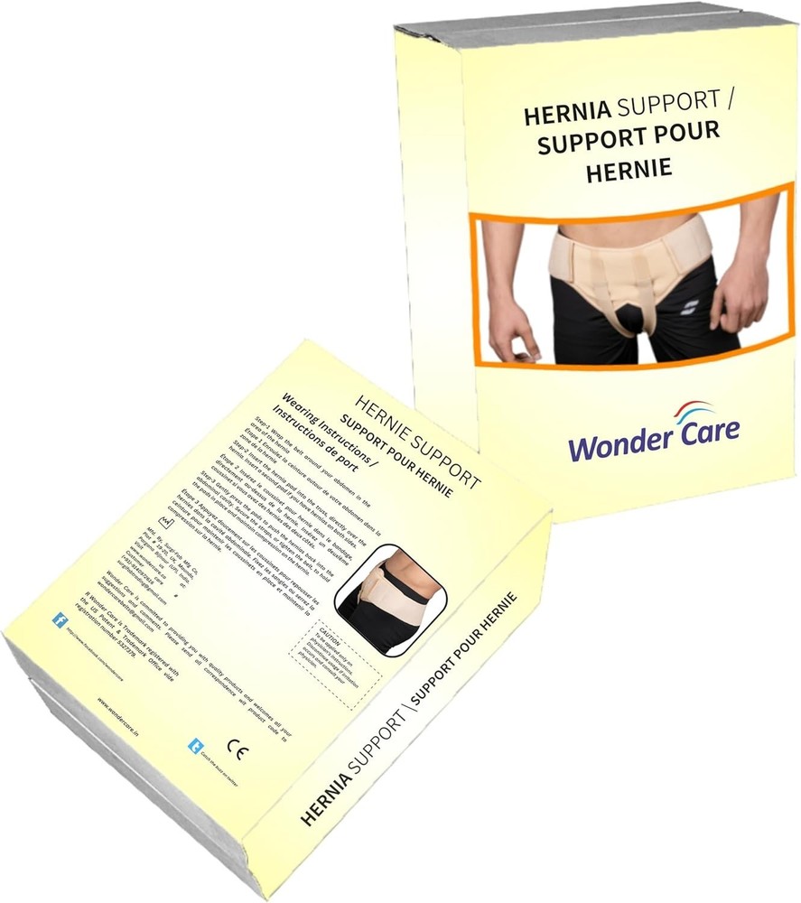 Men's Inguinal Hernia Belt - Durable Adjustable Design with Compression Pads