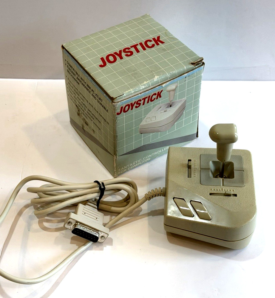 Vintage Computer Joystick Auto Return Center Compatible IBM PC