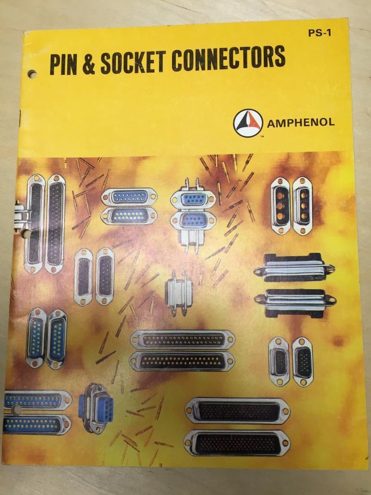 Amphenol Catalog ~ Pin & Socket Connectors Min-Rac Miniature Panel Tools PS-1