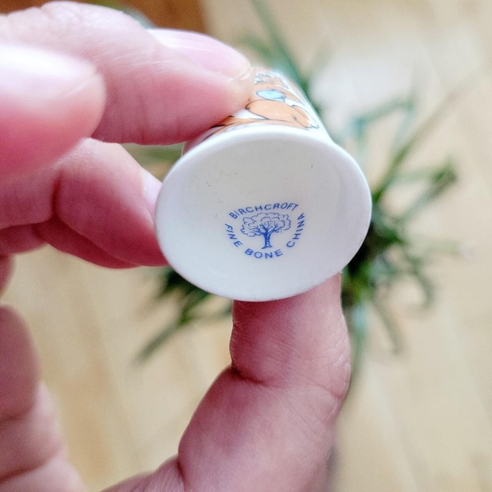 Vintage Rabbit with Carrot Thimble