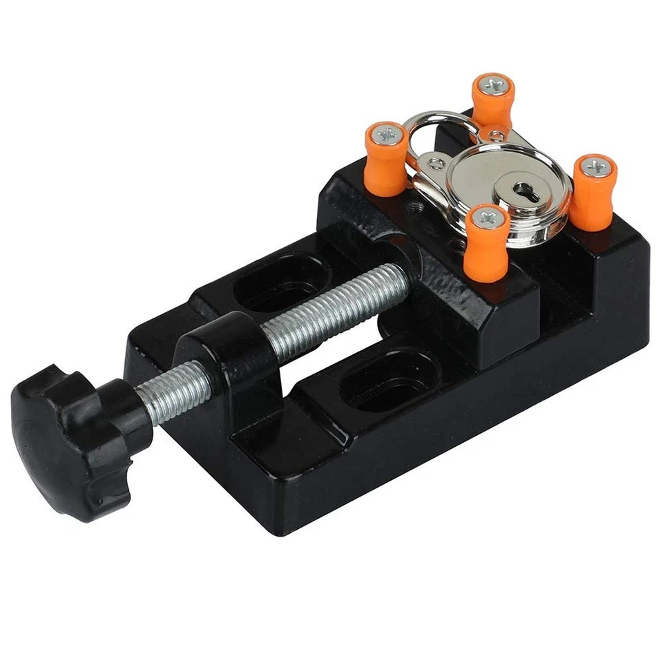 Mini Flat Clamp Table Jaw Bench Clamp Mini Drill Press Vice Opening Parallel ...