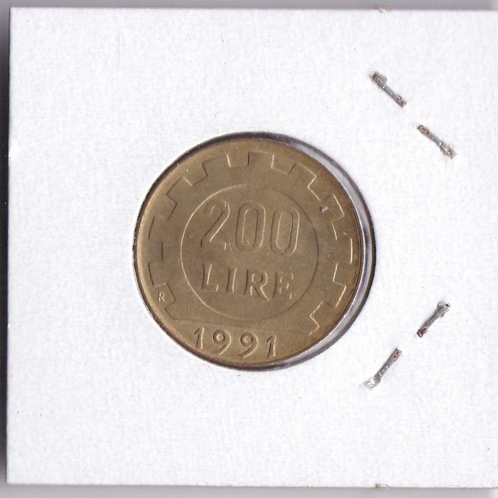 1991 Italy 200 Lire
