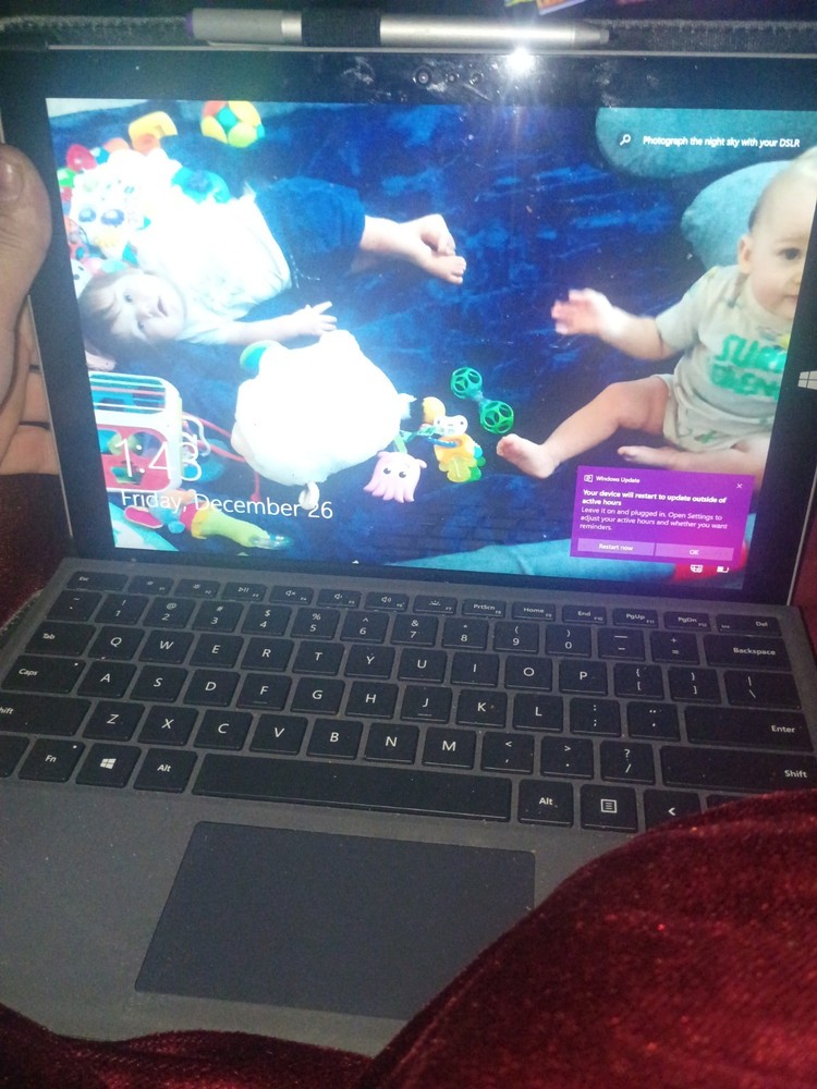 Microsoft Surface Pro Silver Tablet/Laptop Wi-Fi Touchscreen Keyboard