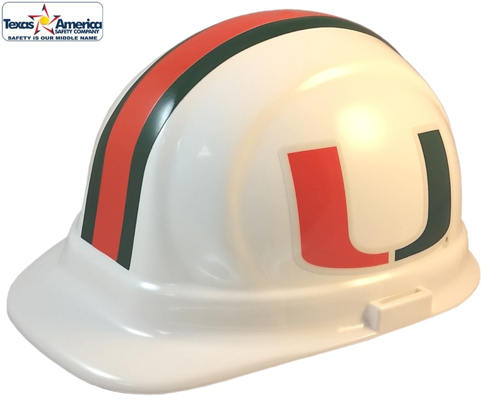 Miami Hurricanes NCAA Hard Hat