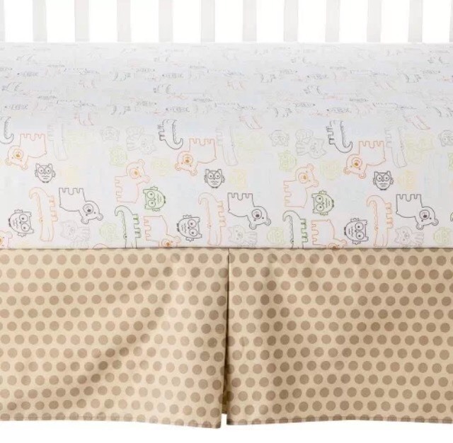 Circo 4pc Crib Bedding Set - Jungle Stack Safari Animals
