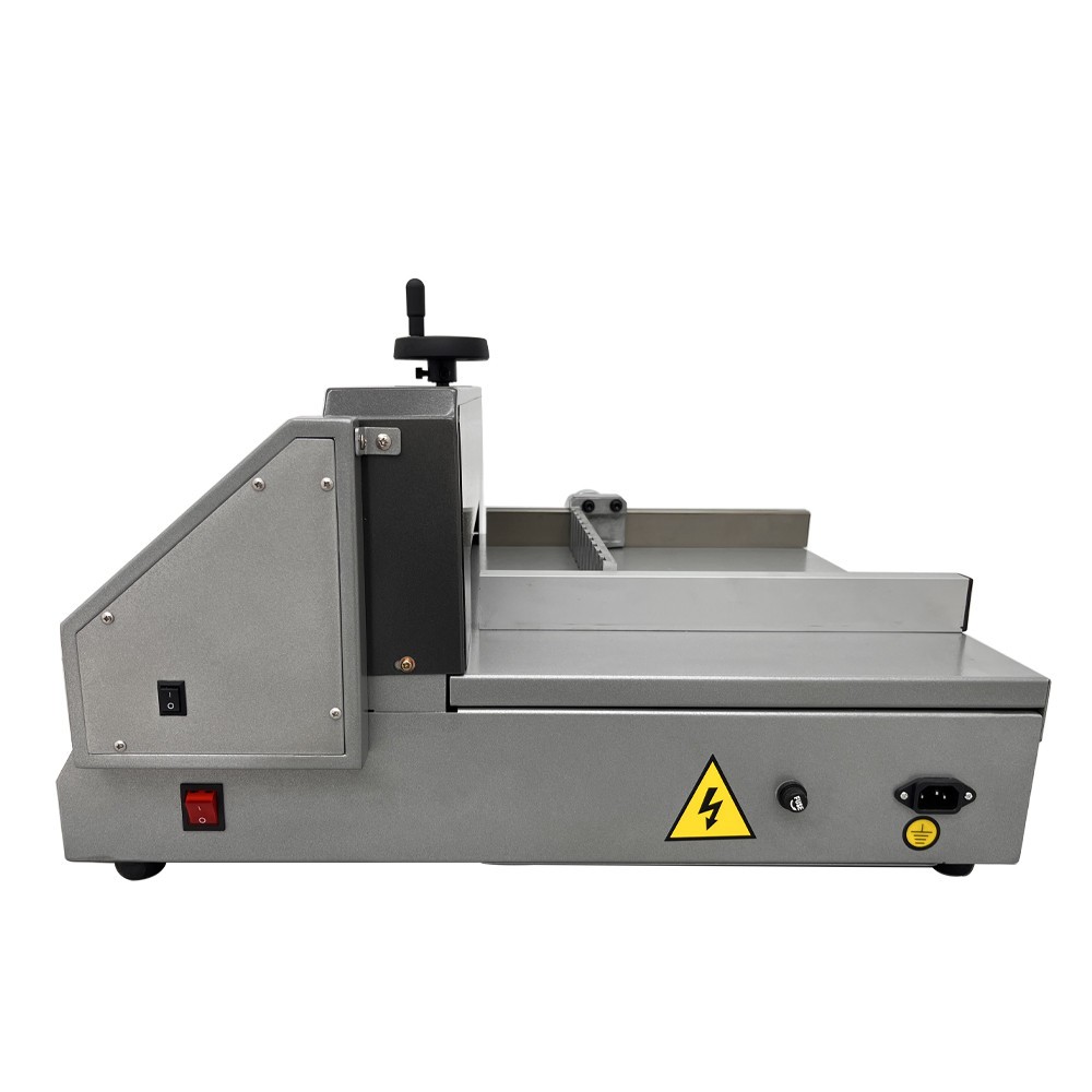 A4 Desktop Electric Paper Cutter Two Hands Cutting Operation Multiprotection