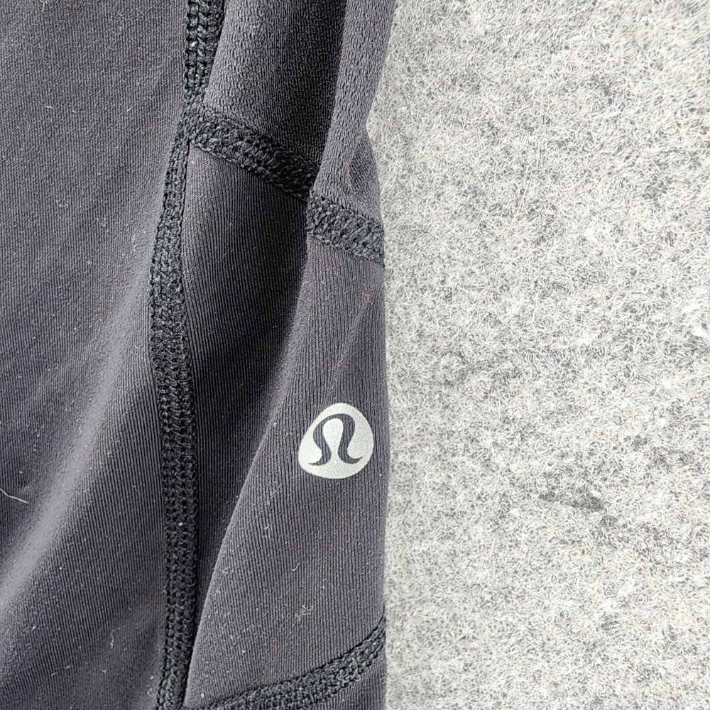 Lululemon Leggings Womens 4 Capri Length Black Pull On Activewear