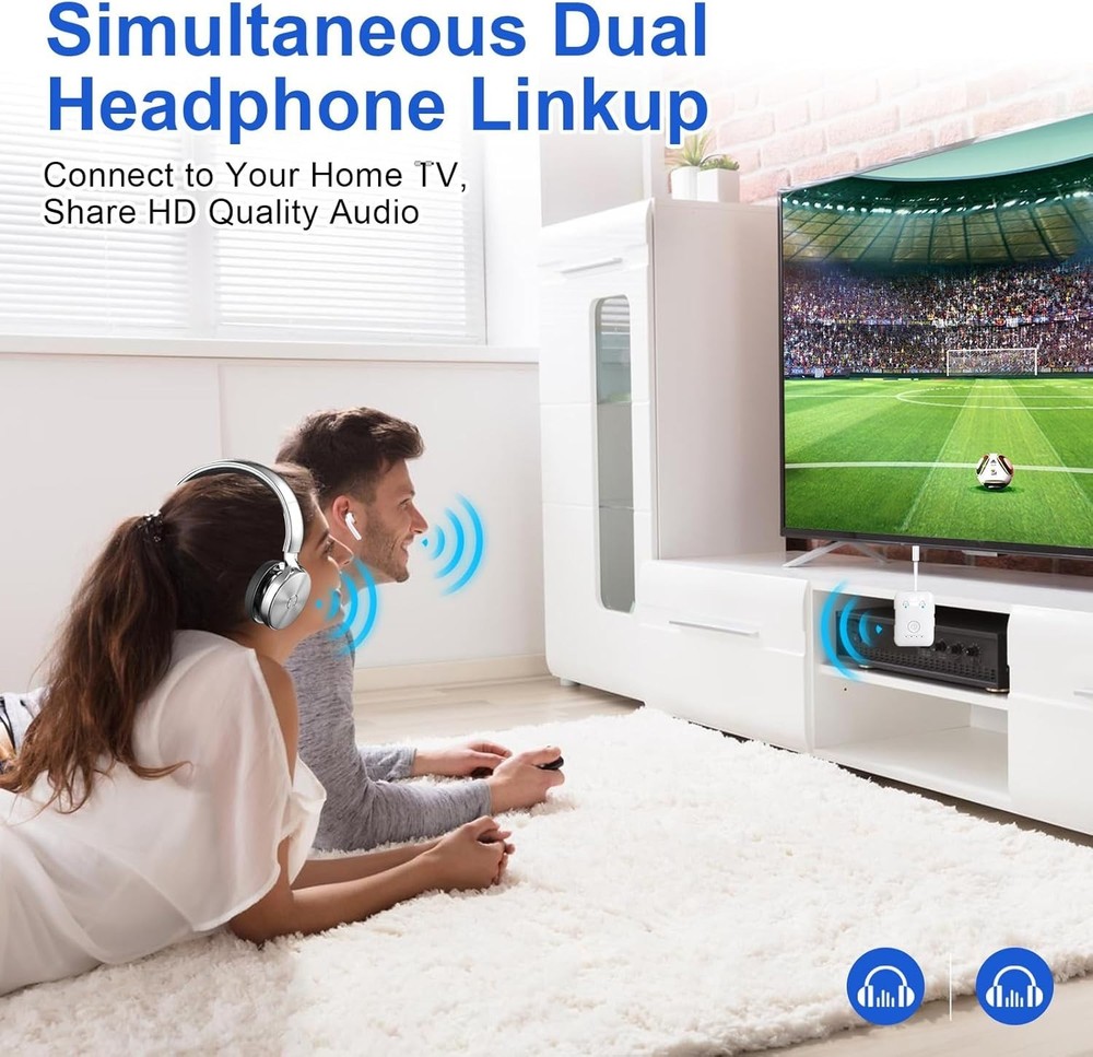 Premium Bluetooth 5.4 Transmitter, Airplane Wireless Adapter