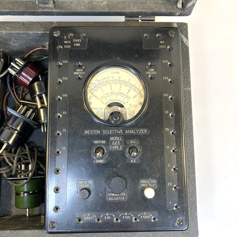 VTG Weston Selective Analyzer Model 665 Type 2 in Case Untested