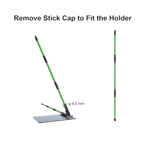 Adjustable Golf Swing Plane Trainer System for Practicing Stick Holder + Sticks