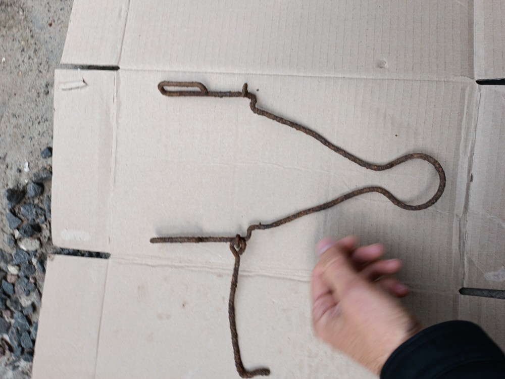 WWII WW2 german original iron belt hook