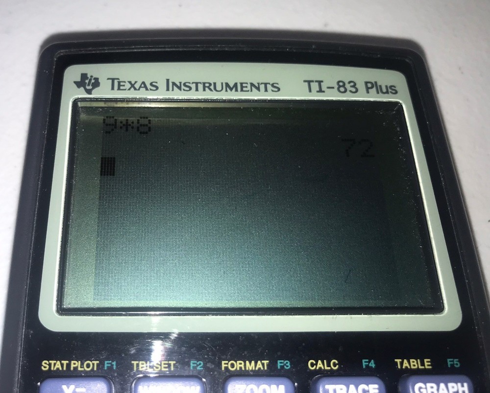 Ti 83 Plus Texas Instruments Calculator With Cover Statistics Calculus Tested
