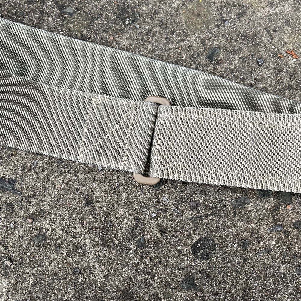Belt Nylon Light Olive Low Profile Hook, Loop Closure British Army Surplus Issue