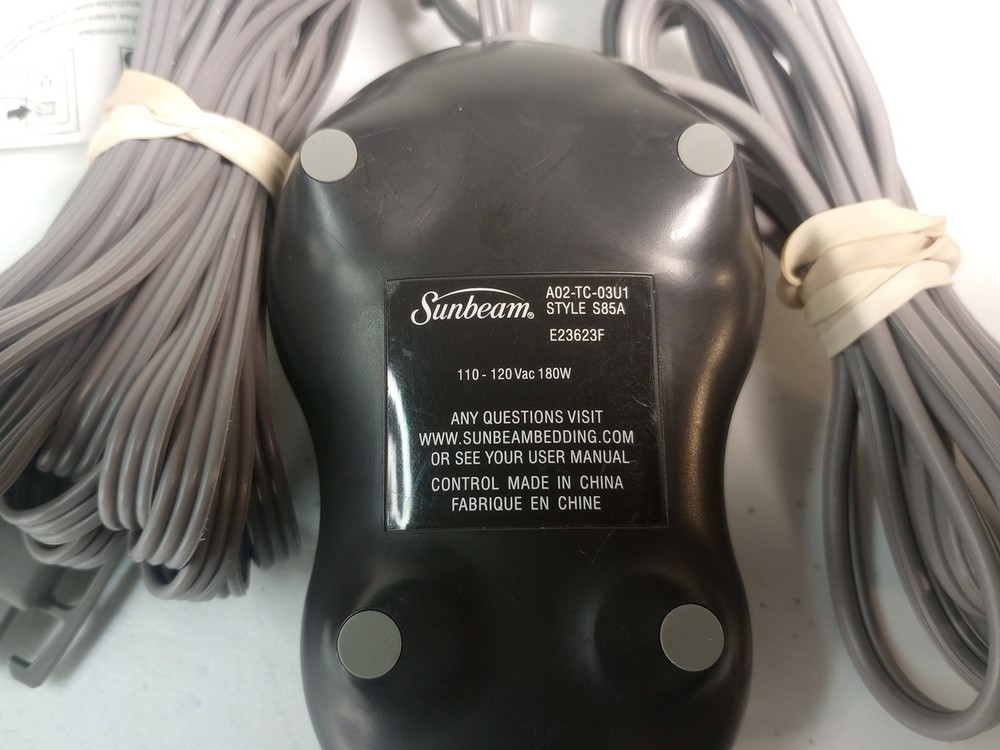 Sunbeam Electric Blanket Controller S85A Auto Off 10 Hours On Off