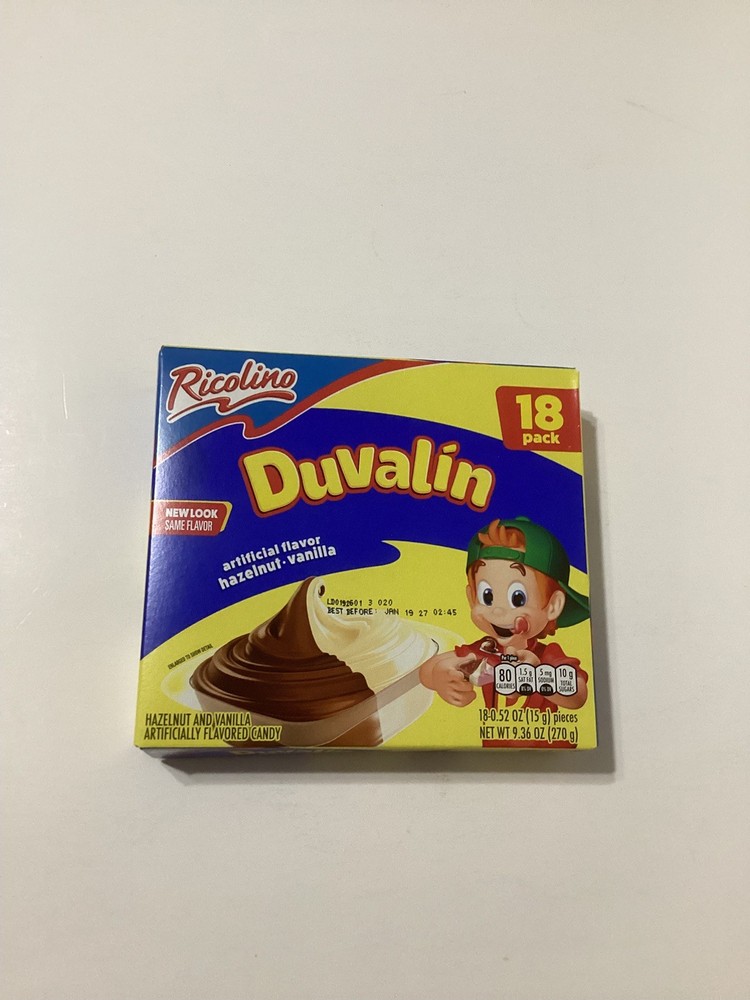 Duvalin Candy Creams Hazelnut -Vanilla 18-count Pack ( See Description )