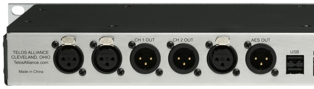 Telos Z/IP ONE w/ AES Remote Codec Audio Over IP Internet Transmission Endpoint