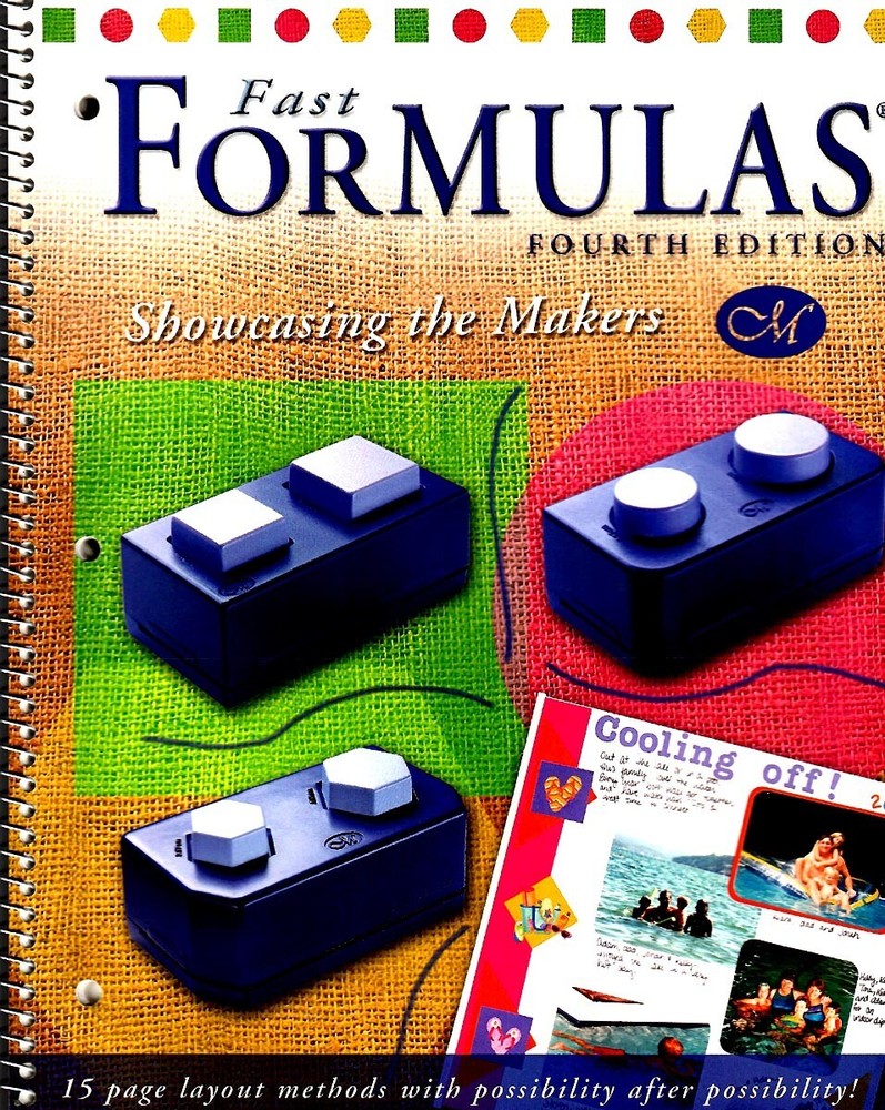 Creative Memories Fast Formulas 4th Edition Scrapbook Layout Methods 2003