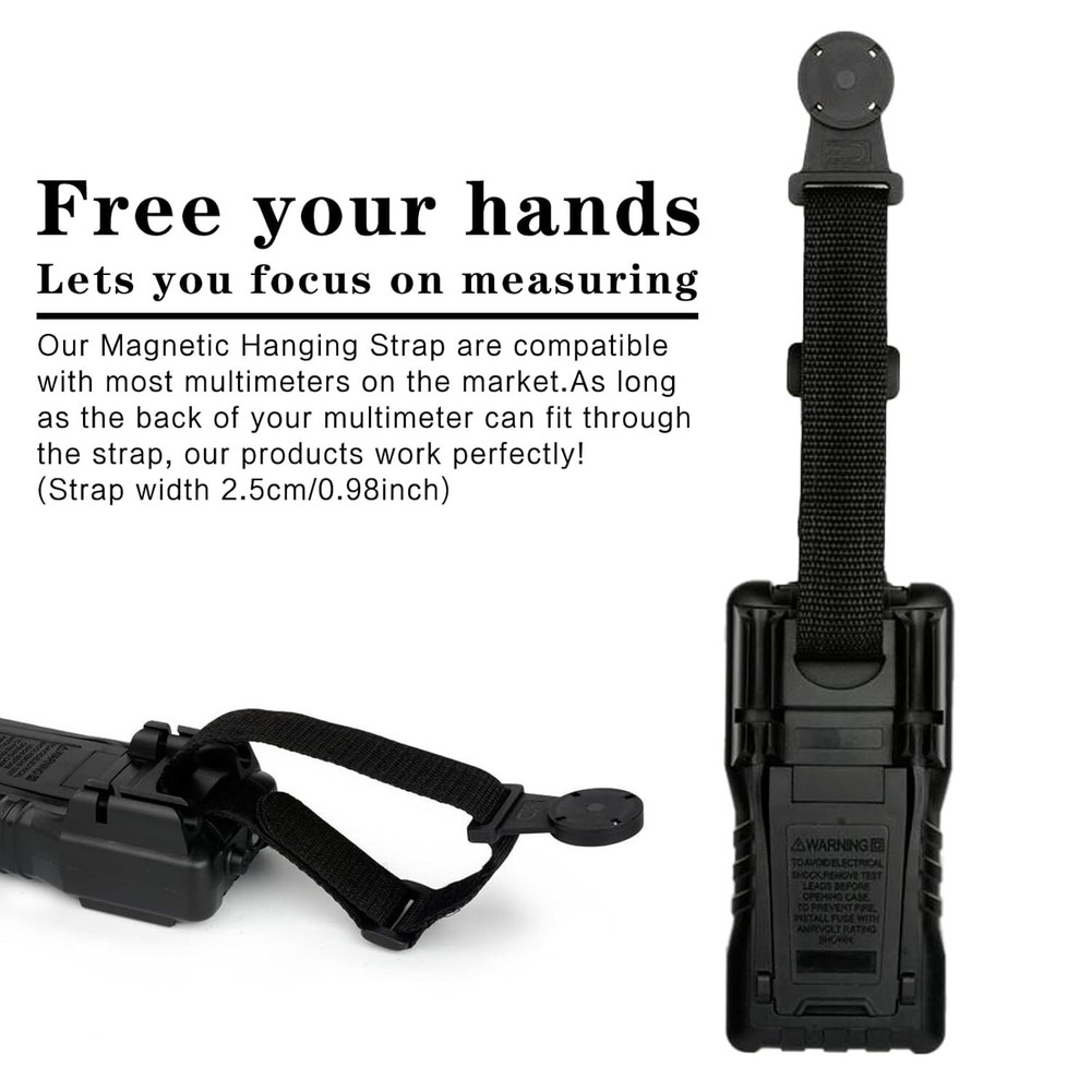 Multimeter Magnetic Hanging Strap, Multifunctional Magnetic Strap Kit for Fluke