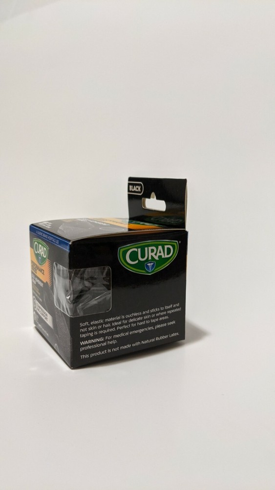 CURAD Performance Series Self Adherent Wrap Black 2"x5 yds. 3 pack