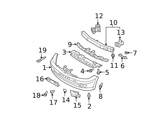 Genuine Nissan Valance Panel 62663-EM30A