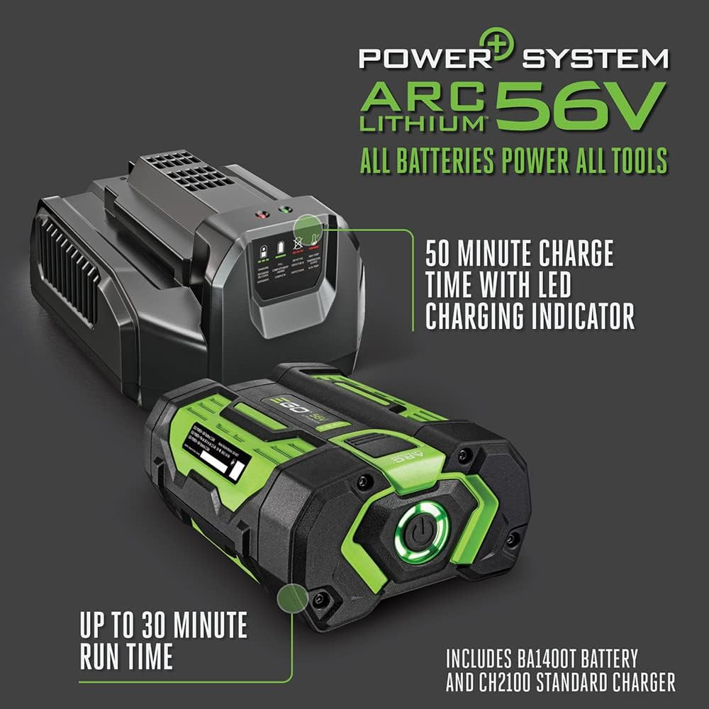 Weed Wacker Cordless Electric String Trimmer Grass Cutter Battery Charger 56V