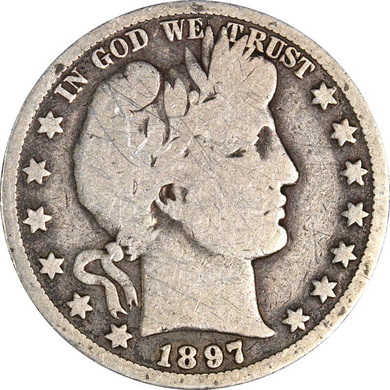 1897-O Barber Half Dollar