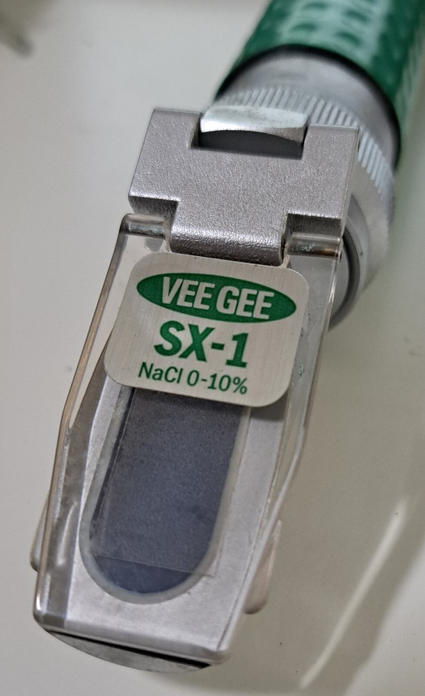 VEE GEE Scientific Handheld Sodium Chloride Refractometer SX-1