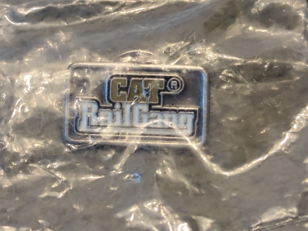 CAT CATERPILLAR RailGang Hat Lapel Pin