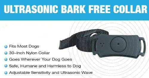 Dog Bark Control Collar - Effective Ultrasound Humane Training 5 Sensitivity