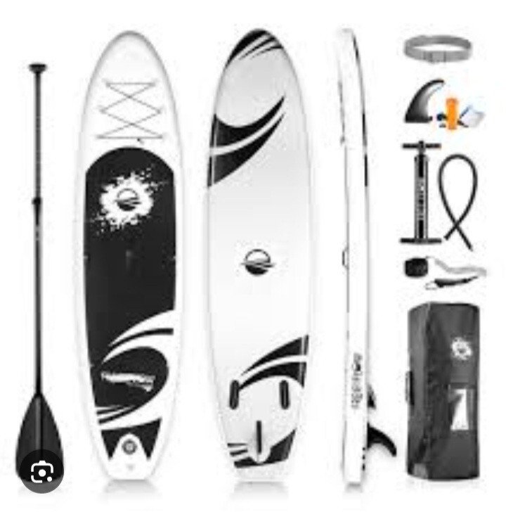 SereneLife SLSUPB08 Piddle Board with Accessories Inflatable.