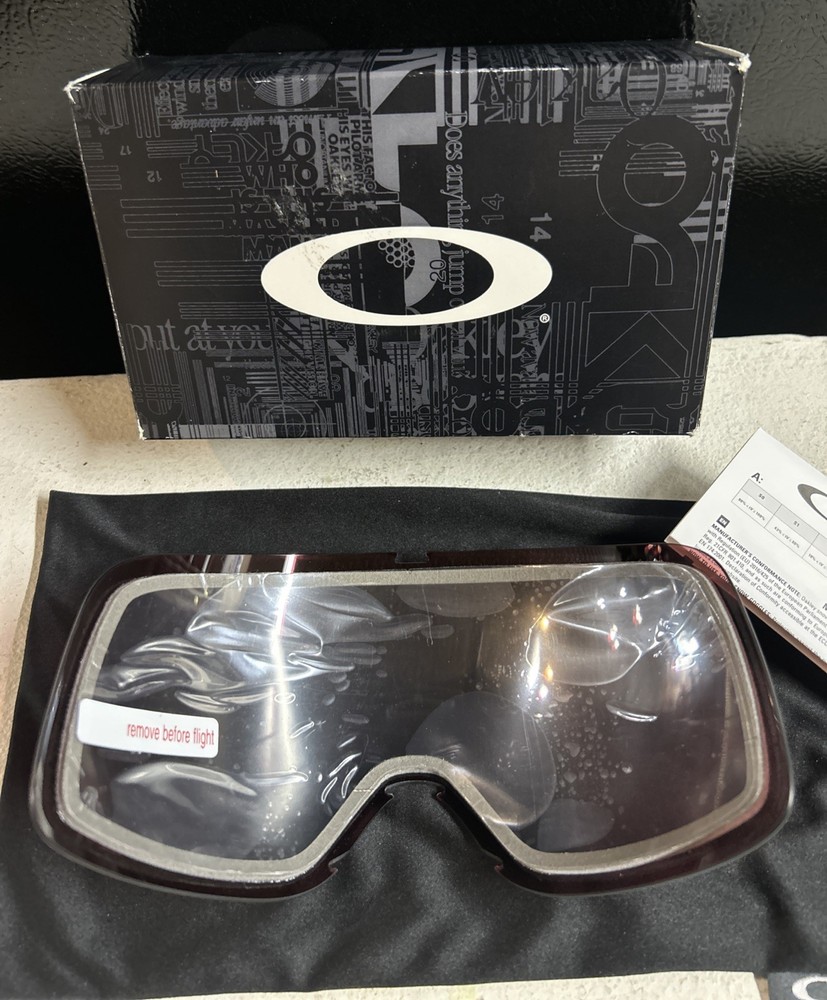 Oakley Flight Tracker XL Replacement Lens Prizm Garnet - Open/Dmg Box