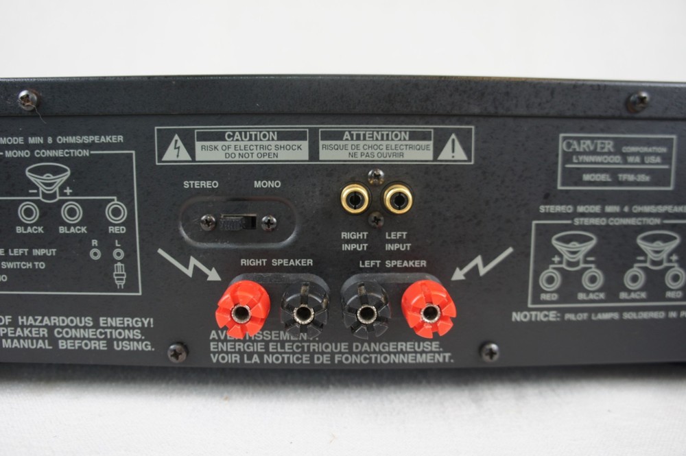 CARVER TFM-35X POWER AMPLIFIER