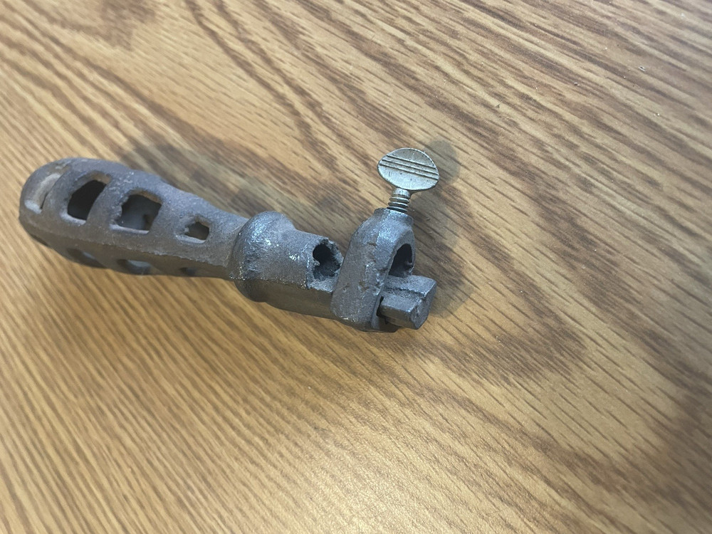 Vintage Metal file Handle - Cast Iron File Handle