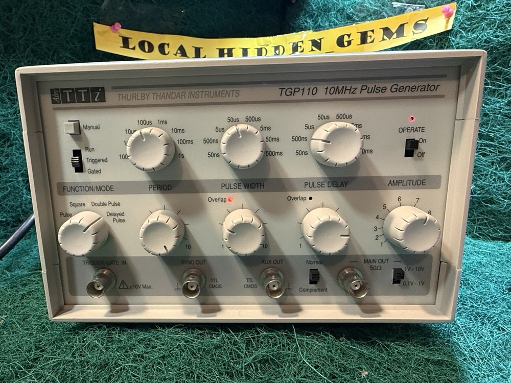 THURLBY THANDAR INSTRUMENTS TGP110 10MHZ PULSE GENERATOR AIM TTI