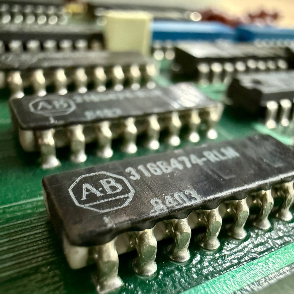 ROLM PBX Interface Card 8 Channel Line Interface Circuit Board 1979 Vintage PCB