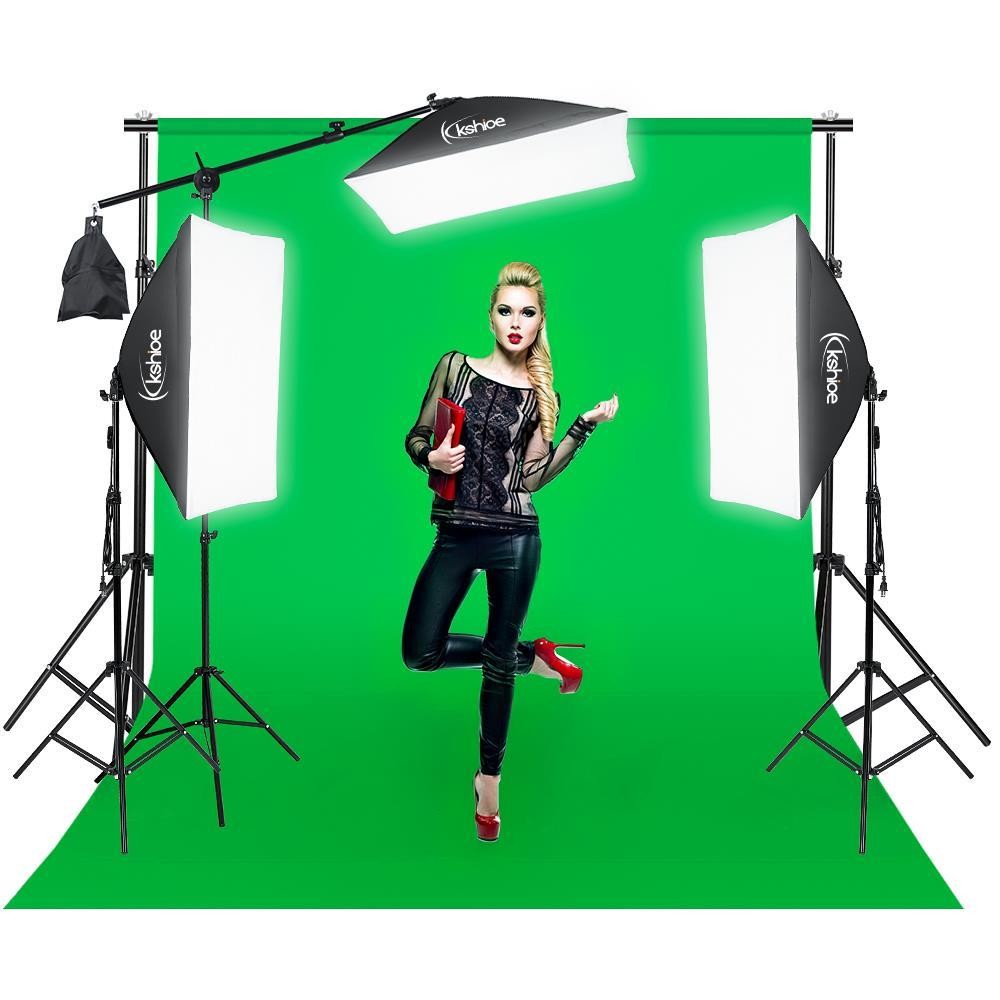 Photography Studio Continuous Lighting 5 Umbrellas Stand Set w/Reflector Panel