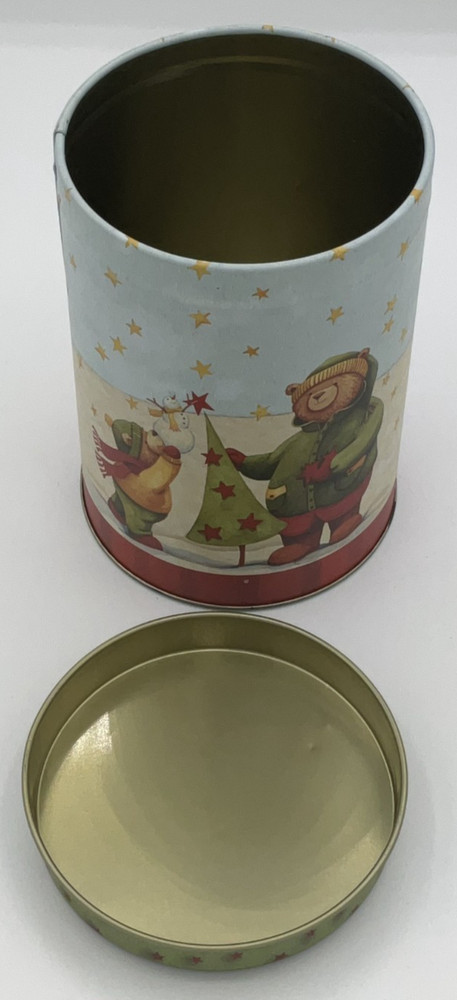 Christmas Cookie Candy Tin