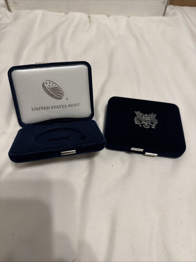 US Mint Silver Eagle Blue Storage Box - No Coins - No Inserts - Ships Free