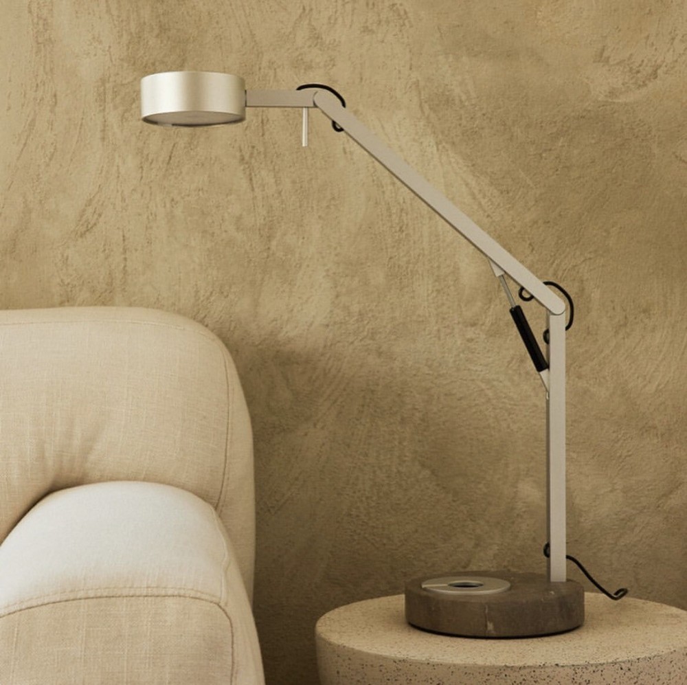 Houseplant Strut Lamp, Silver