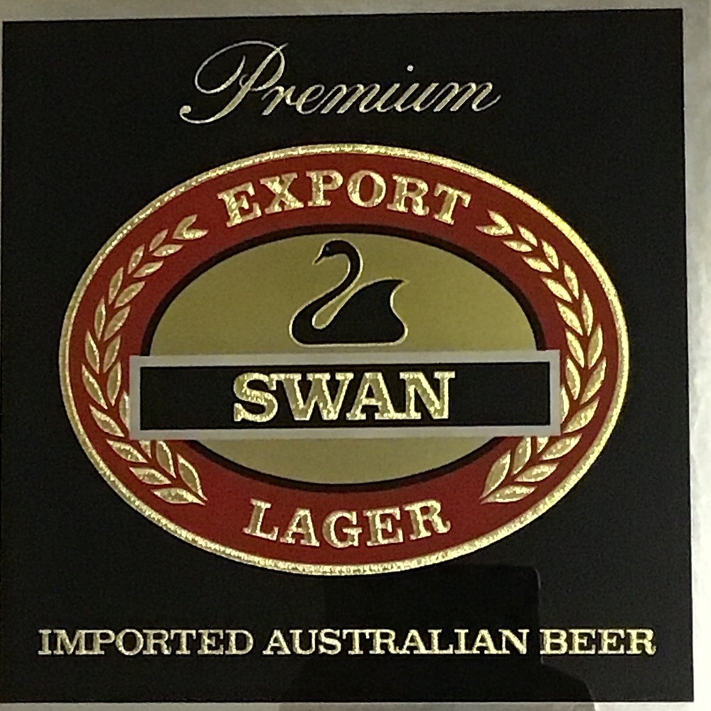 Vintage SWAN Export Lager Mirror