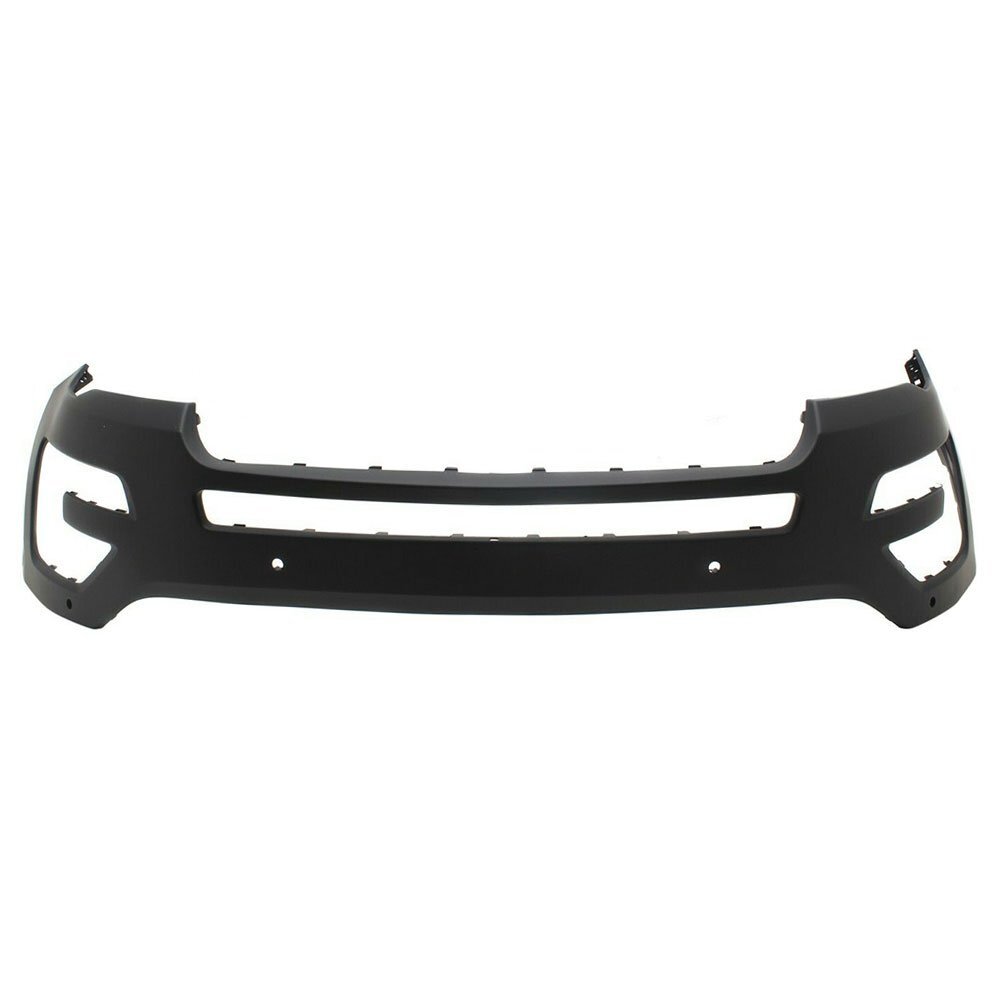 For 2016-2017 Ford Explorer Front Bumper Cover With Sensor Holes Plastic