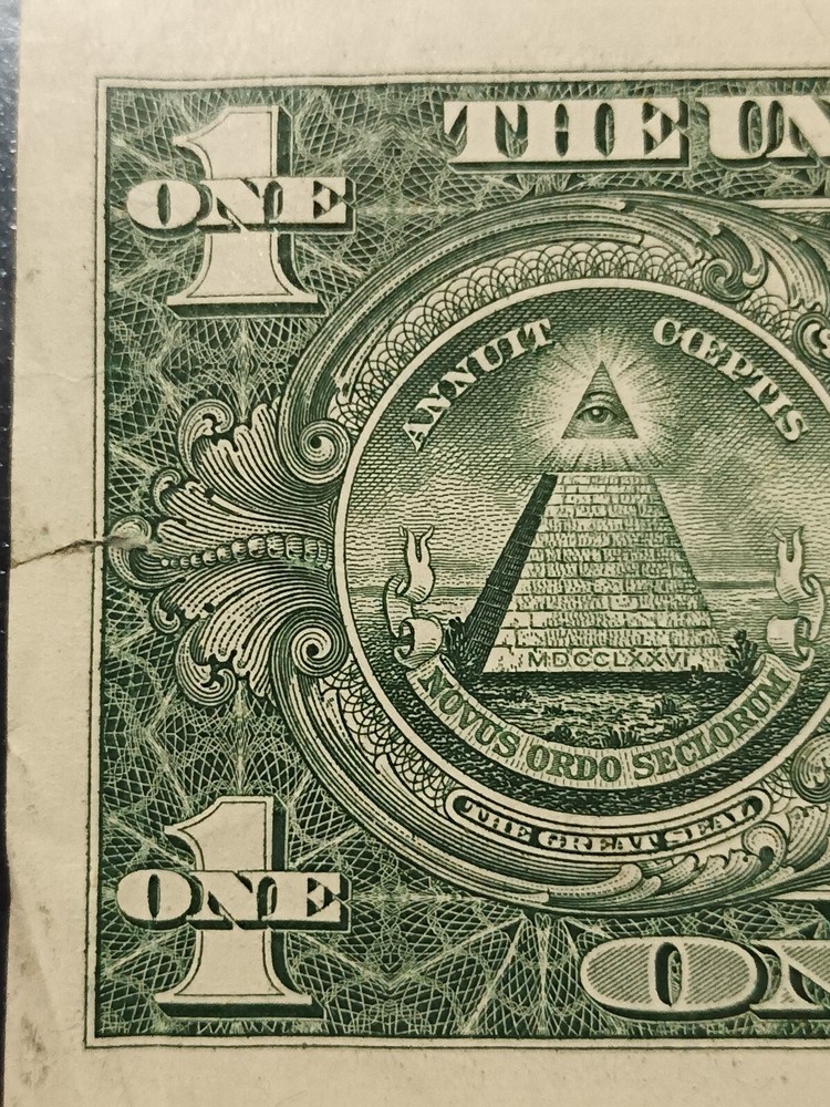 2017 $1 FRN **Super Radar**Ink Error Note!!!