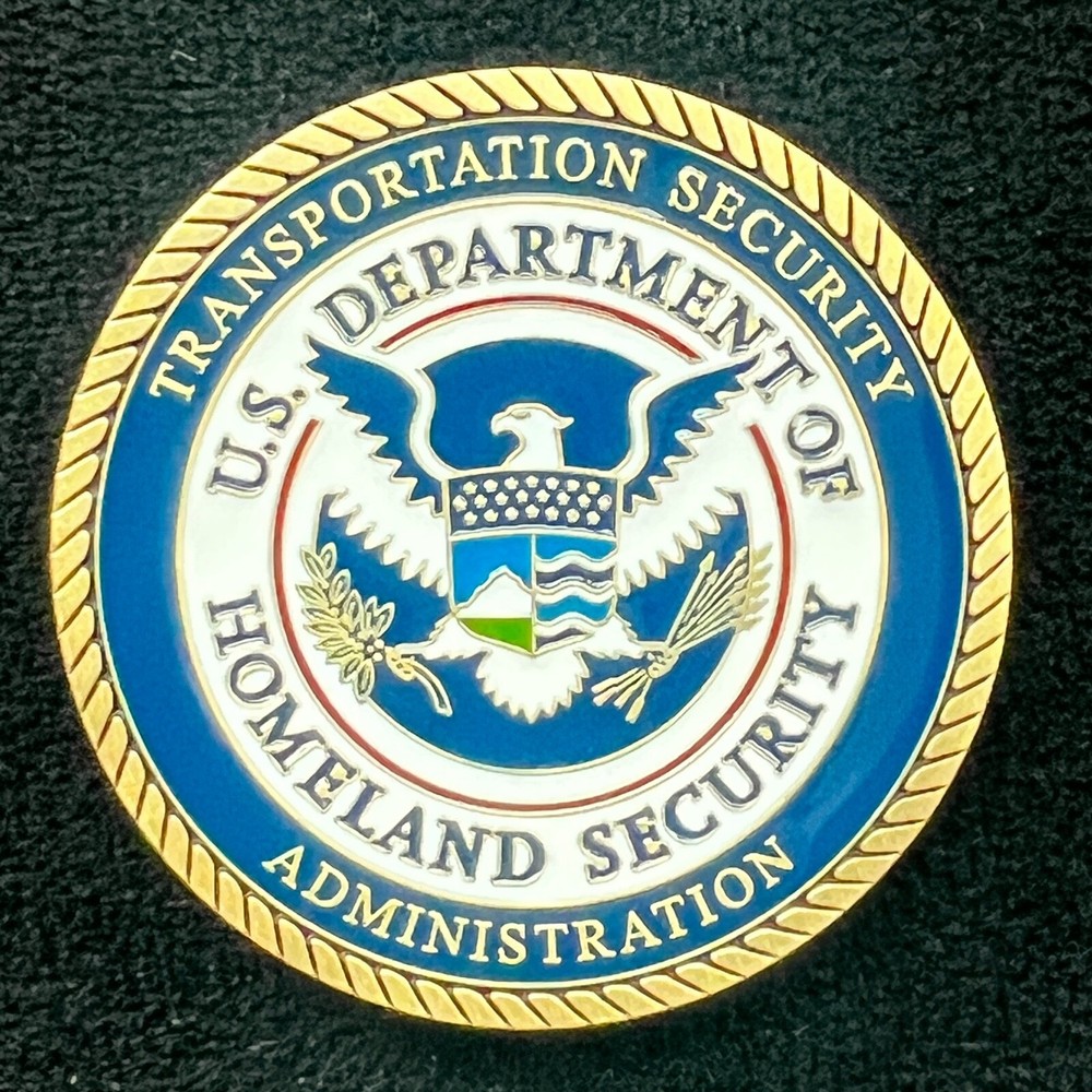 TSA SBP BUR SBA SMX Challenge Coin