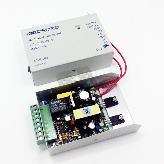 12v Power Supply Door Access Control System RFID EM Control Keypad Access K80