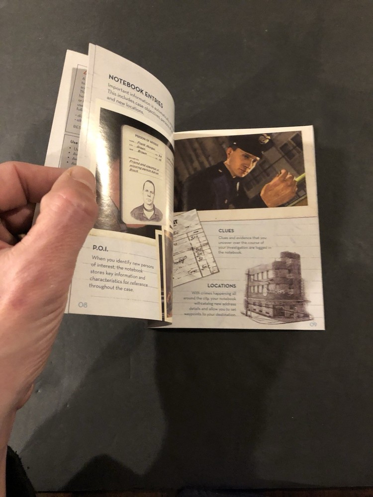 la noire ps3 Manual Only