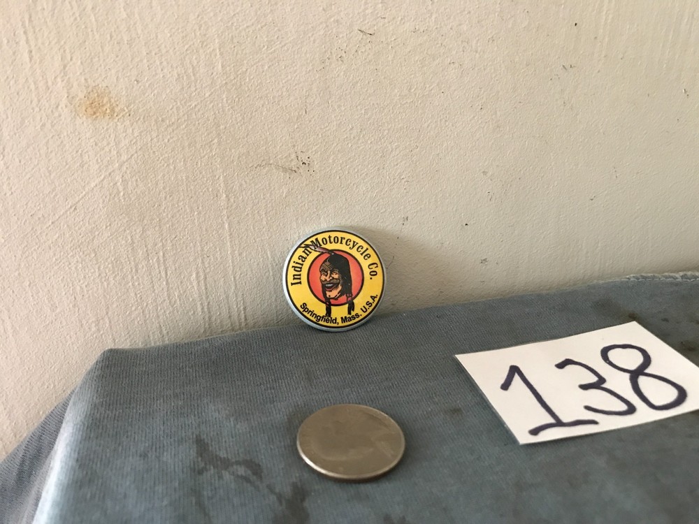INDIAN MOTORCYCLE PIN SPRINGFIELD MA.