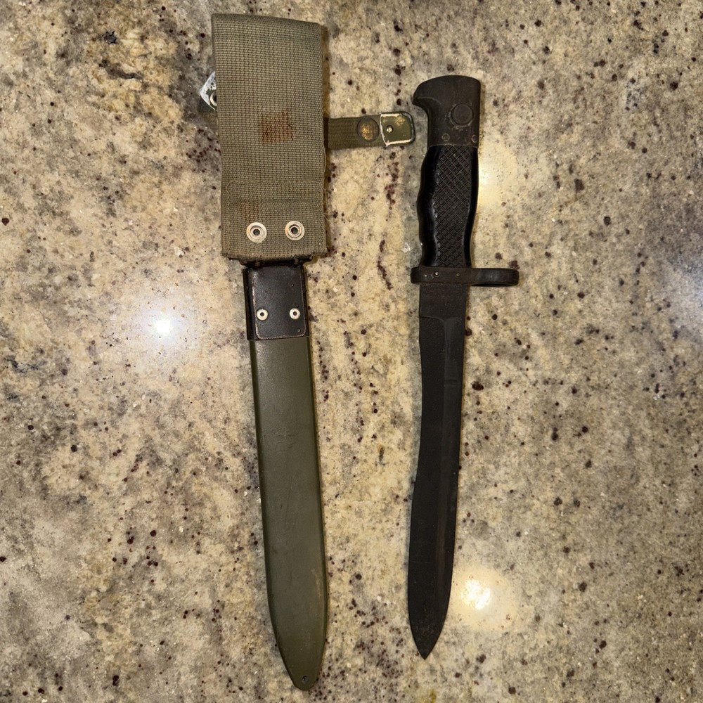 SPANISH CETME RIFLE BAYONET W/ SCABBARD