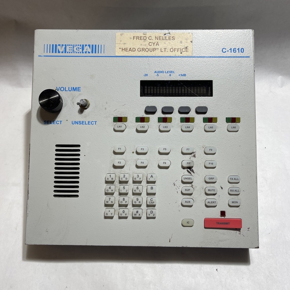 Telex Vega C-1616 Analog Radio Control Console
